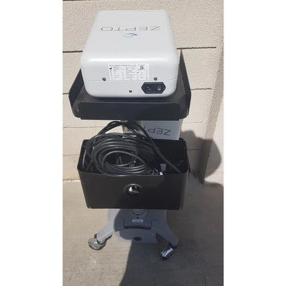 Lot of 2 Zepto Precision Pulse Capsulotomy Power Consoles With Rolling Cart - Precision Pulse Capsulotomy Power Console