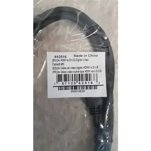 Legrand lot of 20 2M (6.6FT) C2G LEGRAND 42516 GOLD HDMI TO DVI-D DIGITAL VIDEO CABLE Digital Video Cable, second-hand product photo 6