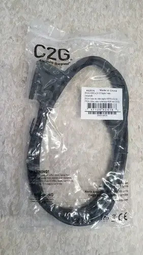 Legrand lot of 3 2M (6.6FT) C2G LEGRAND 42516 GOLD HDMI TO DVI-D DIGITAL VIDEO CABLE Video Cable, second-hand product photo 4
