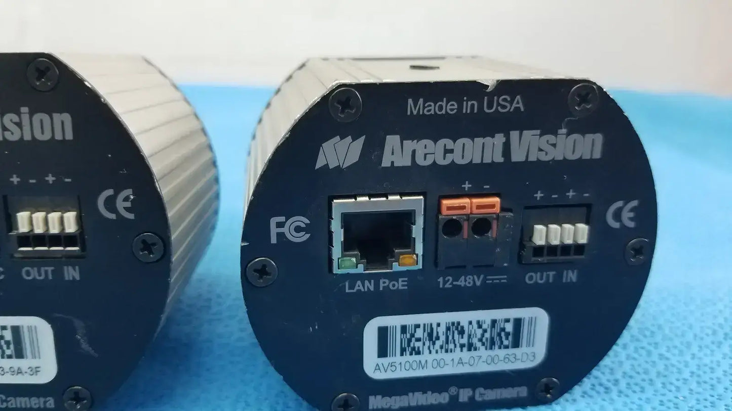 Arecont Vision Lot of 3 - Arecont Vision AV5100M AV5105DN MegaVideo IP Camera H.264 PoE IP Camera, second-hand product photo 5