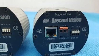 Arecont Vision Lot of 3 - Arecont Vision AV5100M AV5105DN MegaVideo IP Camera H.264 PoE IP Camera, second-hand product photo 5