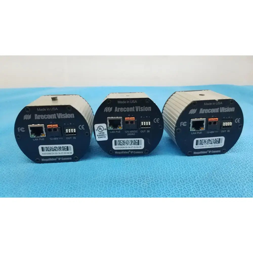 Arecont Vision Lot of 3 - Arecont Vision AV5100M AV5105DN MegaVideo IP Camera H.264 PoE IP Camera, second-hand product photo 14