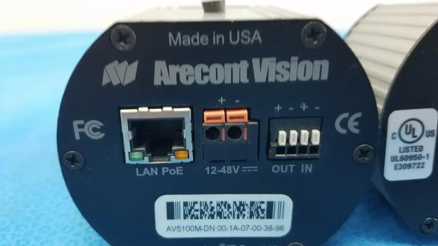 Arecont Vision Lot of 3 - Arecont Vision AV5100M AV5105DN MegaVideo IP Camera H.264 PoE IP Camera, second-hand product photo 3