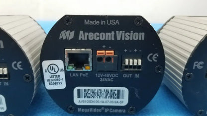 Arecont Vision Lot of 3 - Arecont Vision AV5100M AV5105DN MegaVideo IP Camera H.264 PoE IP Camera, second-hand product photo 4