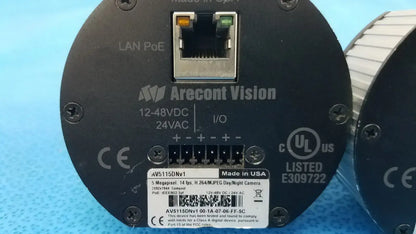 Arecont Vision Lot of 3 - Arecont Vision AV5115DN 5MP Compact H.264 Day/Night IP PoE Cameras IP Surveillance Camera, second-hand product photo 3