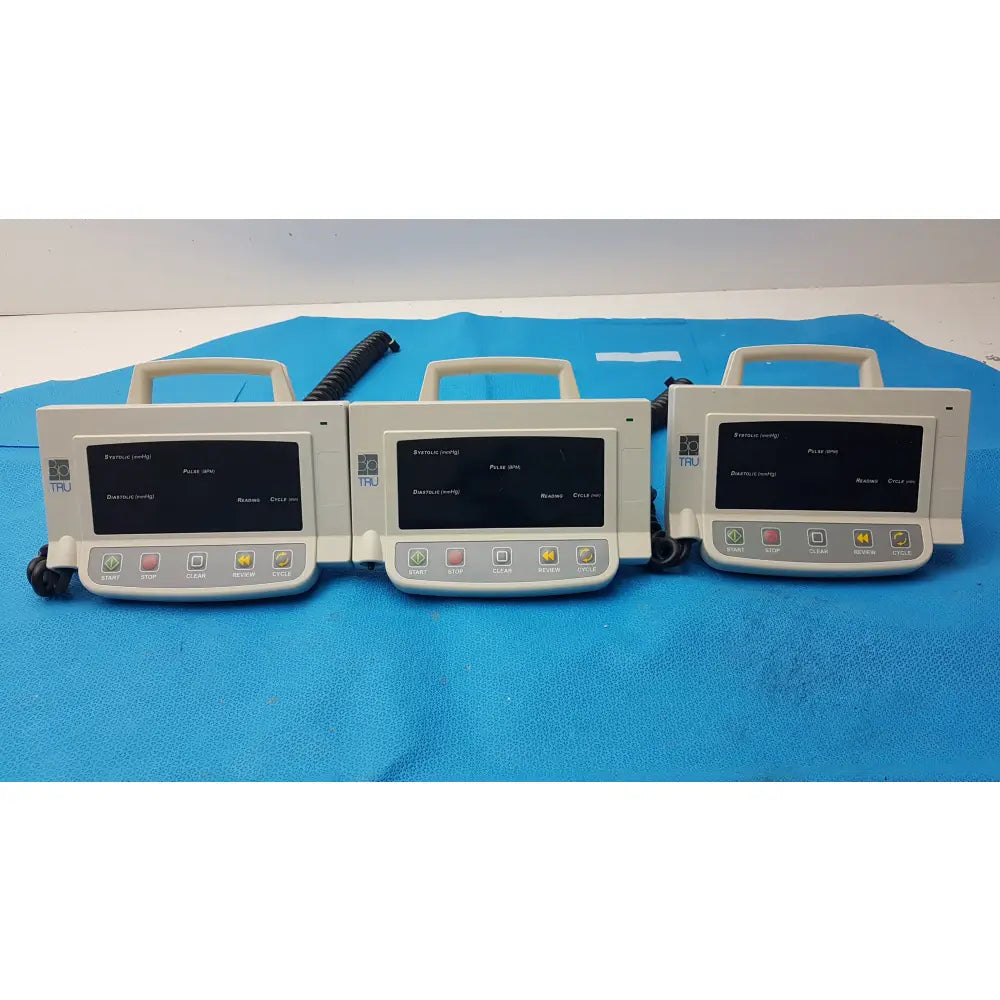 Lot of 3 BpTRU Automatic Blood Pressure Monitors - Automatic Blood Pressure Monitor