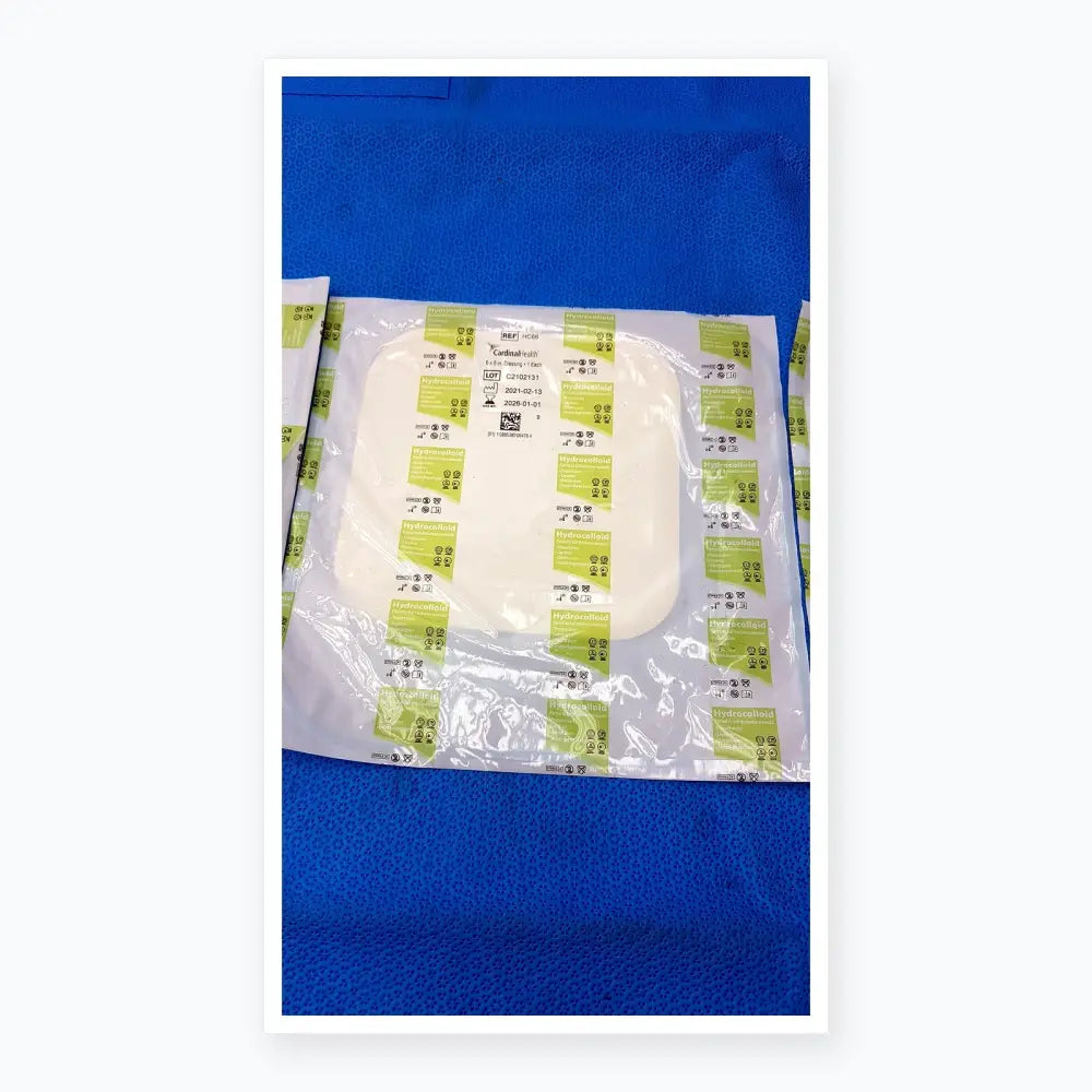 Lot of 3 Cardinal HC66 Hydrocolloid Wound Dressings 6"x6"