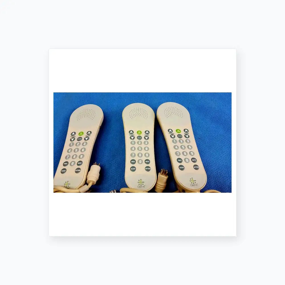 Curbell Lot of - 3 Curbell Gen4 Pillow Speaker TV Controller P/N 4C020N-Z500038 Pillow Speaker TV Controller, as-is (for parts) product photo 6
