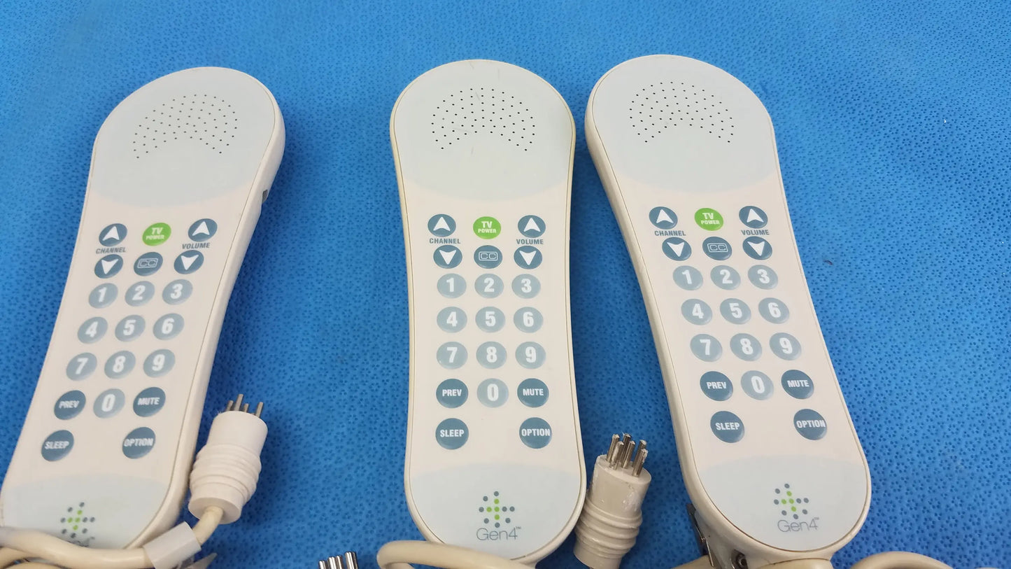 Curbell Lot of - 3 Curbell Gen4 Pillow Speaker TV Controller P/N 4C020N-Z500038 Pillow Speaker TV Controller, as-is (for parts) product photo 6