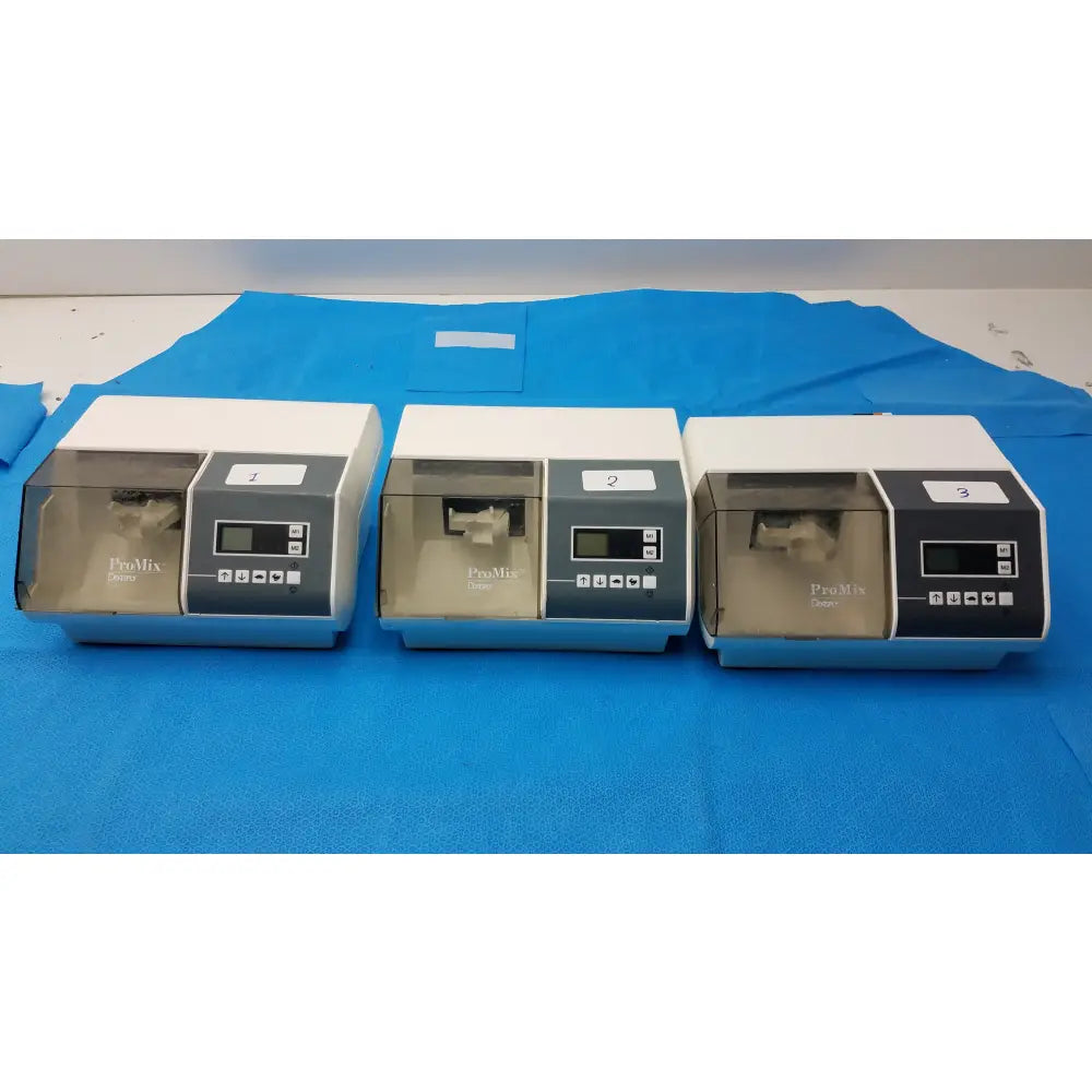 Lot of 3 Dentsply Caulk ProMix Dental Amalgamator Capsule Mixing System - Dental Amalgamator Capsule Mixing System
