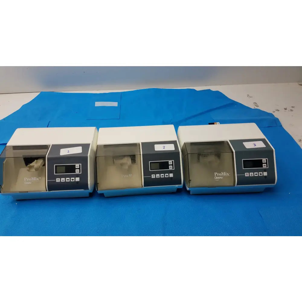 Lot of 3 Dentsply ProMix Amalgamator Capsule Mixing System - Dental Amalgamator Capsule Mixing System