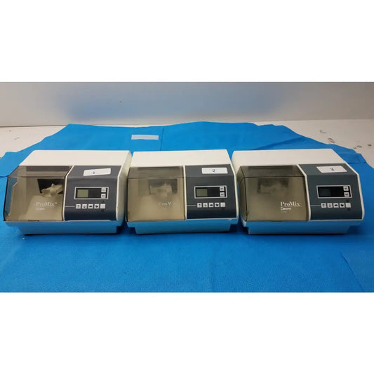 Lot of 3 Dentsply ProMix Amalgamator Capsule Mixing System - Dental Amalgamator Capsule Mixing System