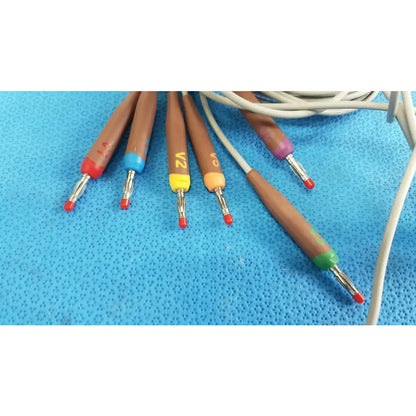 Reuse Medical Equipment Lot of - 3 Electrocardiogram Patient Cables ECG Patient Cable, second-hand product photo 7