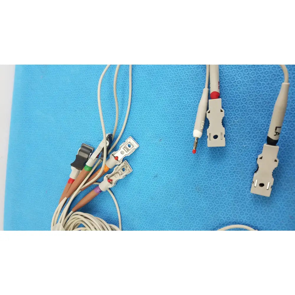 Reuse Medical Equipment Lot of - 3 Electrocardiogram Patient Cables ECG Patient Cable, second-hand product photo 12