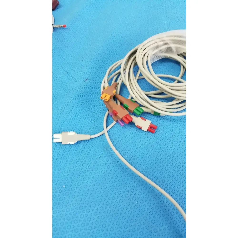 Reuse Medical Equipment Lot of - 3 Electrocardiogram Patient Cables ECG Patient Cable, second-hand product photo 13