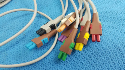 Reuse Medical Equipment Lot of - 3 Electrocardiogram Patient Cables ECG Patient Cable, second-hand product photo 5