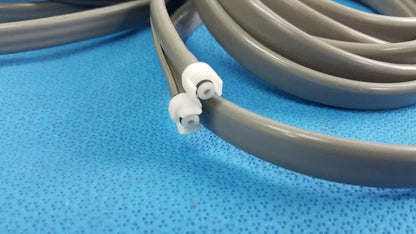 GE Medical Lot of - 3 GE Medical NIBP Hose Adult Dual Tube Screw Connect 107365 NIBP Hose Adult Dual Tube Screw Connect, second-hand product photo 3
