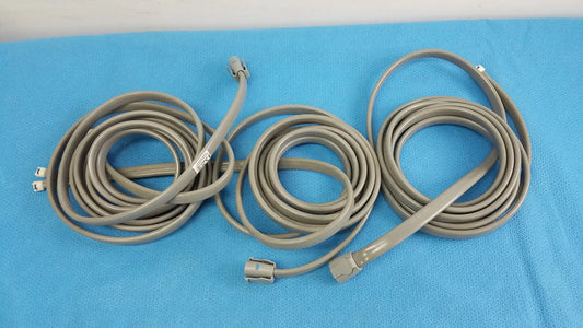 GE Medical Lot of - 3 GE Medical NIBP Hose Adult Dual Tube Screw Connect 107365 NIBP Hose Adult Dual Tube Screw Connect, second-hand product photo 1