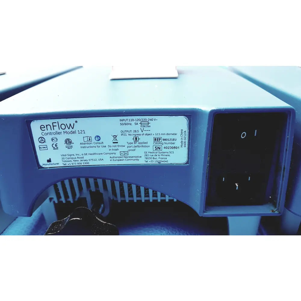 Lot of 3 GE Medical System Enflow 121 IV Fluid Warmer Model 100 - IV Fluid and Blood Warming System