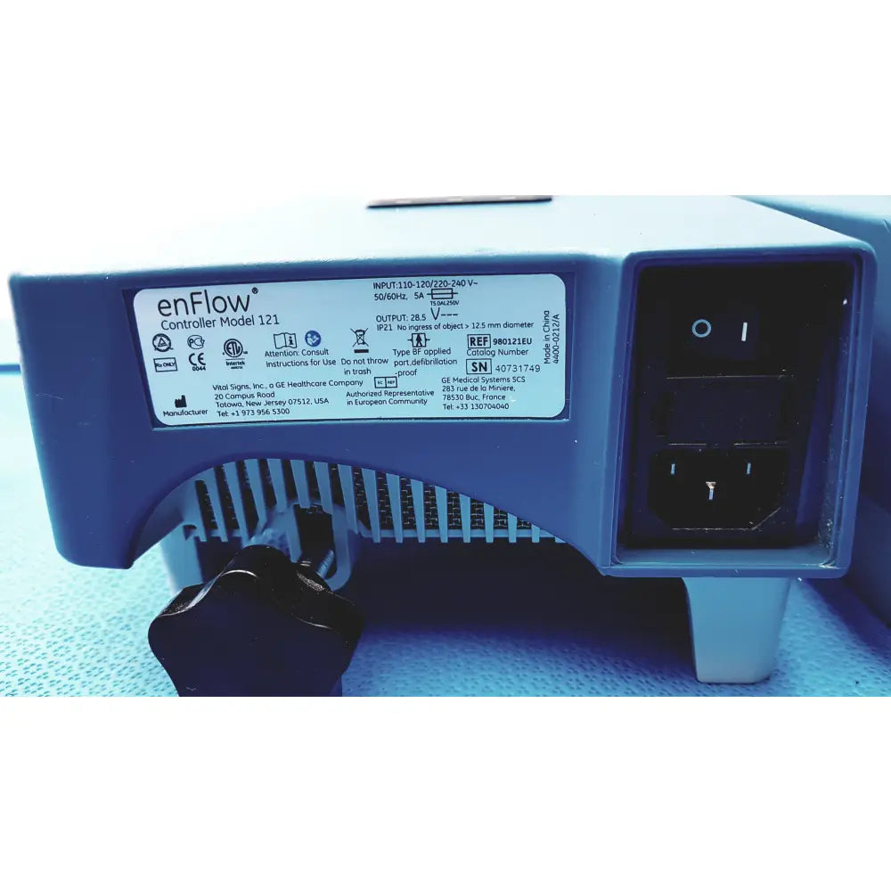 Lot of 3 GE Medical System Enflow 121 IV Fluid Warmer Model 100 - IV Fluid and Blood Warming System