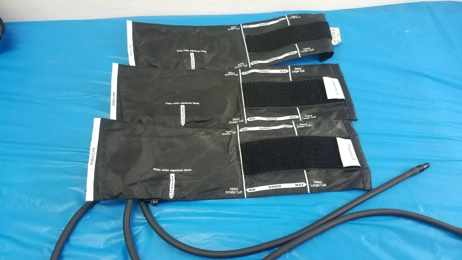 Henry Schein Lot of - 3 Henry Schein Adult Blood Pressure Cuffs Small 10 Blood Pressure Cuff, second-hand product photo 7