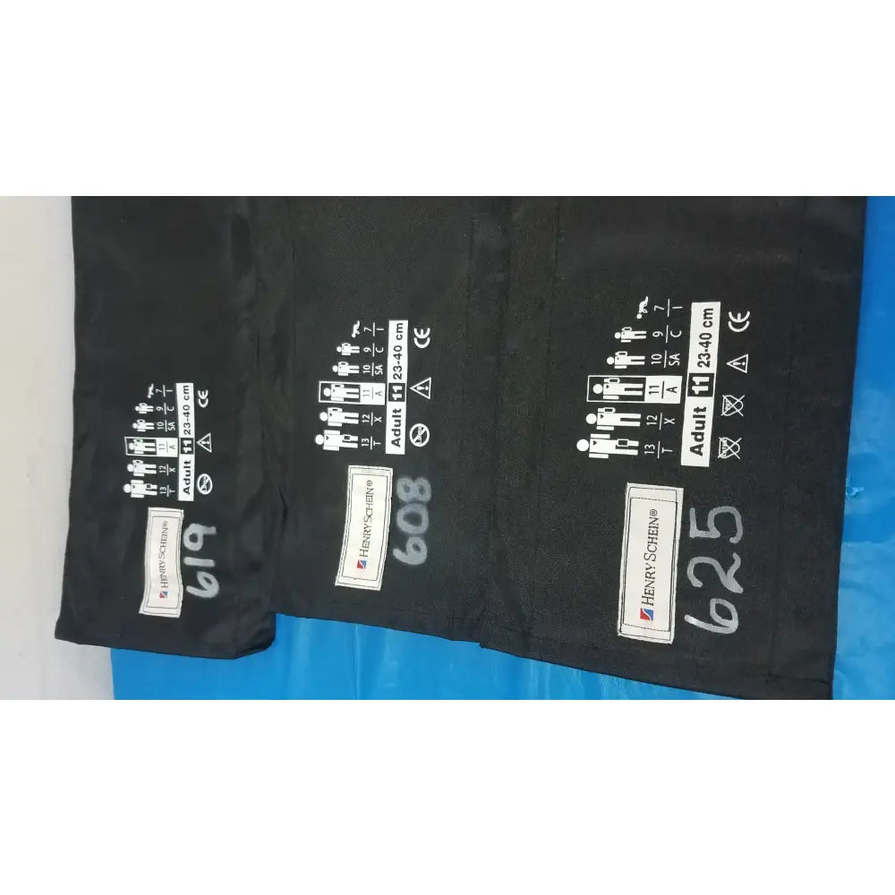 Henry Schein Lot of - 3 Henry Schein Blood Pressure Cuffs Adult 11 Blood Pressure Cuff, second-hand product photo 2