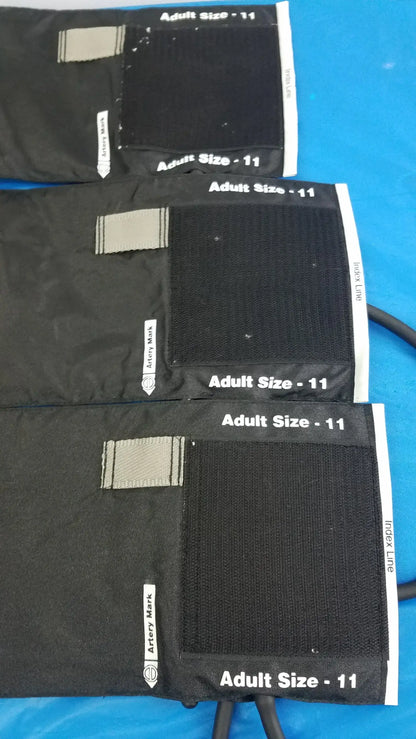 Henry Schein Lot of - 3 Henry Schein Blood Pressure Cuffs Adult 11 Blood Pressure Cuff, second-hand product photo 3