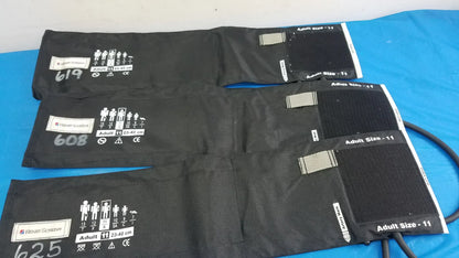 Henry Schein Lot of - 3 Henry Schein Blood Pressure Cuffs Adult 11 Blood Pressure Cuff, second-hand product photo 1