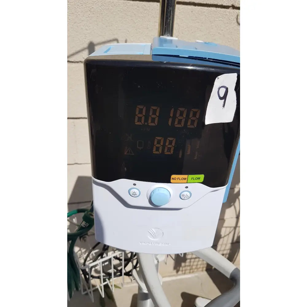 Lot of 3 Hi-VNI Technology Precision Flow Plus Respiratory Therapy Units With Stands - Respiratory Therapy Unit