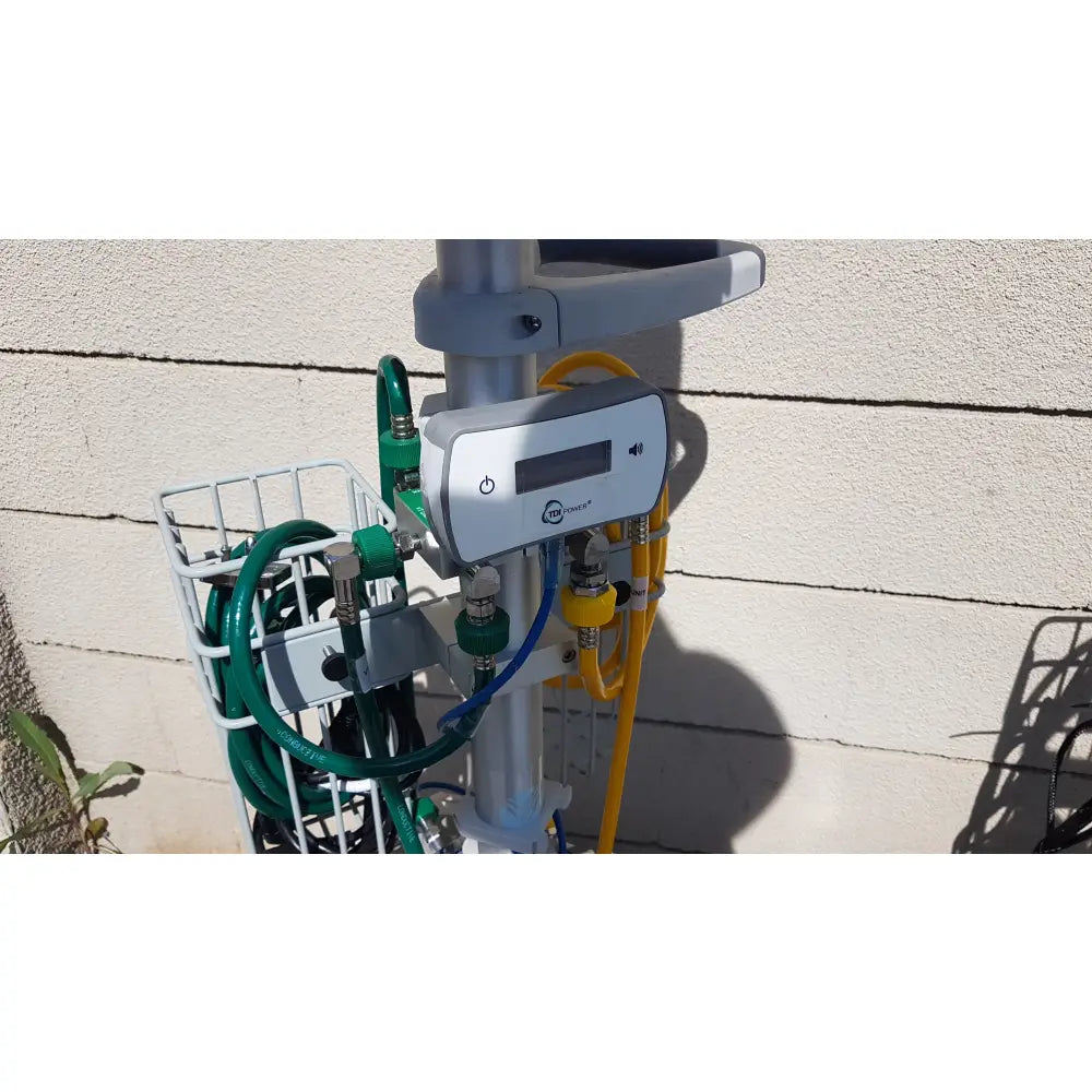 Lot of 3 Hi-VNI Technology Precision Flow Plus Respiratory Therapy Units With Stands - Respiratory Therapy Unit