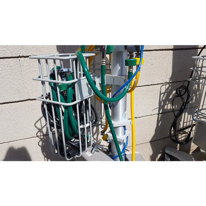 Lot of 3 Hi-VNI Technology Precision Flow Plus Respiratory Therapy Units With Stands - Respiratory Therapy Unit