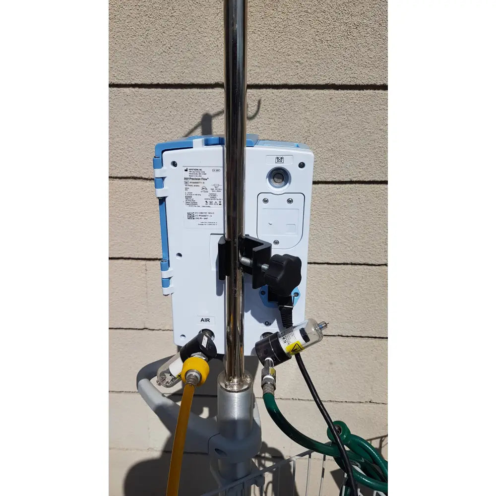Lot of 3 Hi-VNI Technology Precision Flow Plus Respiratory Therapy Units With Stands - Respiratory Therapy Unit