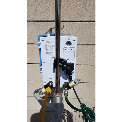 Lot of 3 Hi-VNI Technology Precision Flow Plus Respiratory Therapy Units With Stands - Respiratory Therapy Unit