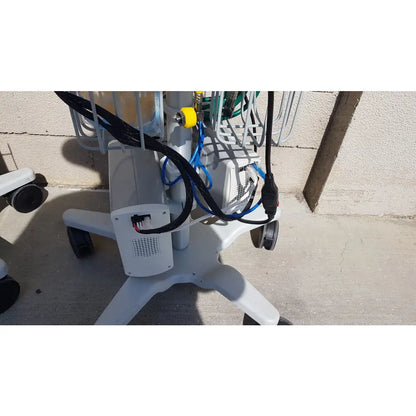 Lot of 3 Hi-VNI Technology Precision Flow Plus Respiratory Therapy Units With Stands - Respiratory Therapy Unit
