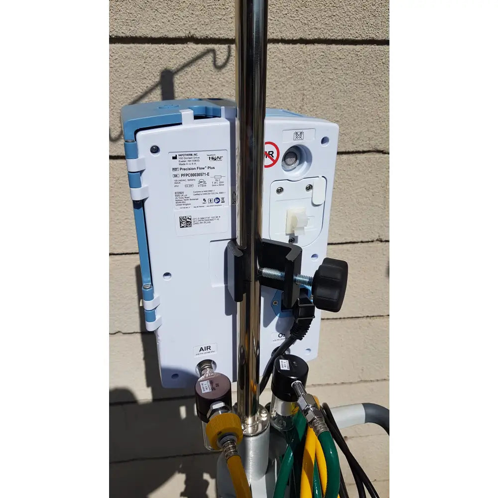 Lot of 3 Hi-VNI Technology Precision Flow Plus Respiratory Therapy Units With Stands - Respiratory Therapy Unit