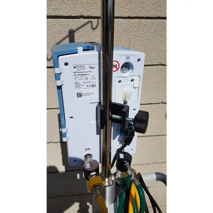 Lot of 3 Hi-VNI Technology Precision Flow Plus Respiratory Therapy Units With Stands - Respiratory Therapy Unit