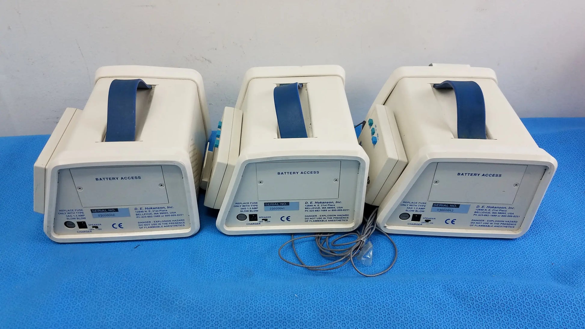 Hokanson Lot of 3 Hokanson MD6VR Chart Recorder Chart Recorder, as-is (for parts) product photo 2