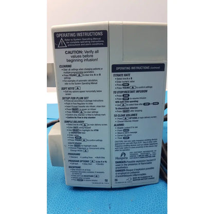 Lot of 3 Hospira DWL-AG132 Plum A+ Infusion pumps - Volumetric Single-Channel Dual-Line Infusion Pump