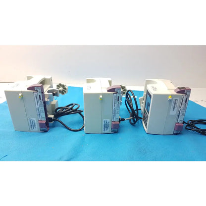 Lot of 3 Hospira DWL-AG132 Plum A+ Infusion pumps - Volumetric Single-Channel Dual-Line Infusion Pump