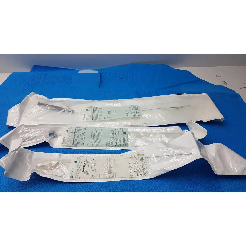 Lot of 3 LeMaitre Vascular Instruments Martin Dissector 4200-10 MollRing Cutter 4200-45 EndoHelix - Vascular Instrument