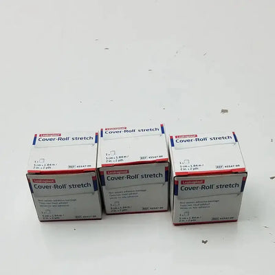 Leukoplast Lot of 3 Leukoplast Cover-Roll Stretch - 2" x 2 yards - Ref 45547 Medical Tape, second-hand product photo 1