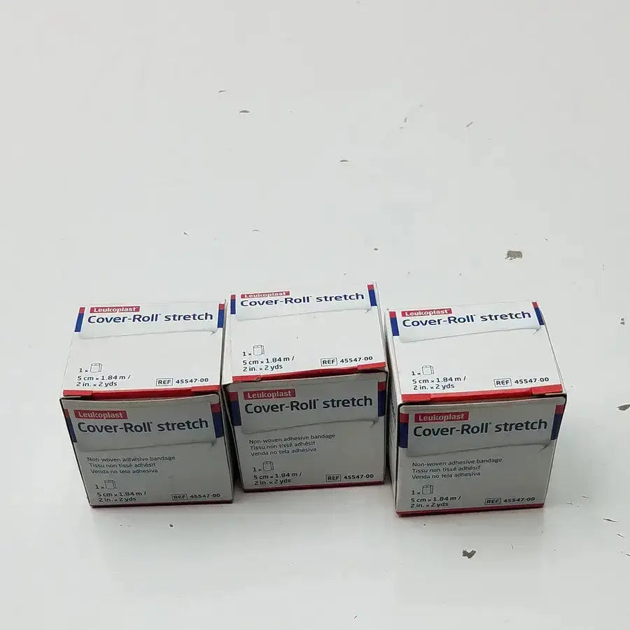 Leukoplast Lot of 3 Leukoplast Cover-Roll Stretch - 2" x 2 yards - Ref 45547 Medical Tape, new product photo 1