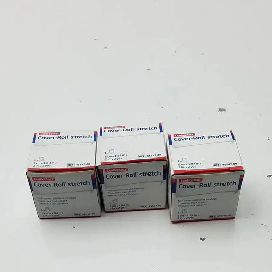 Leukoplast Lot of 3 Leukoplast Cover-Roll Stretch - 2" x 2 yards - Ref 45547 Medical Tape, new product photo 1