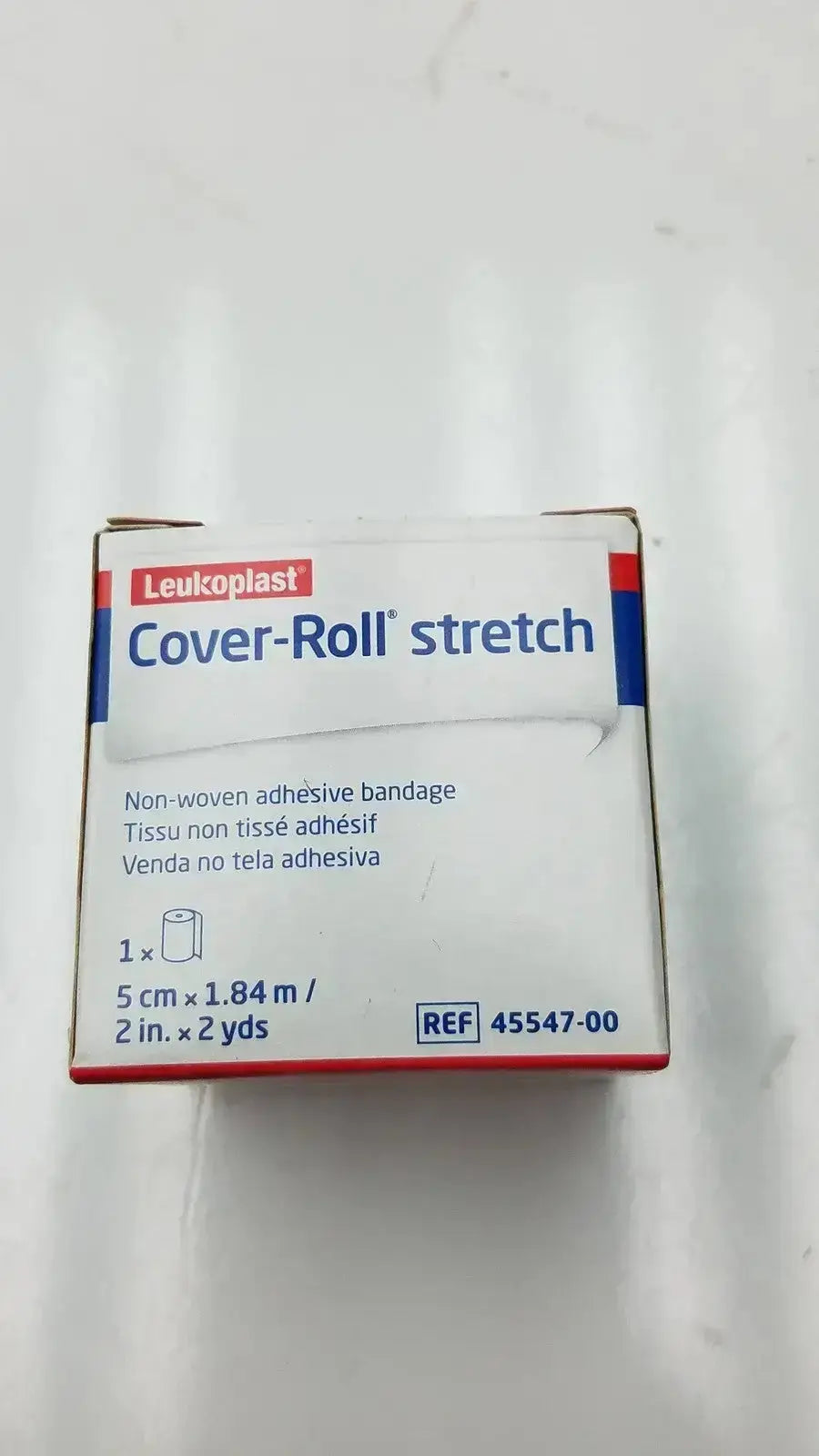 Leukoplast Lot of 3 Leukoplast Cover-Roll Stretch - 2" x 2 yards - Ref 45547 Medical Tape, second-hand product photo 2