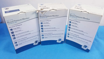 Life Source Lot of - 3 Life Source UA-651S-AC Blood Pressure Monitor With Cuff Blood Pressure Monitor, second-hand product photo 4