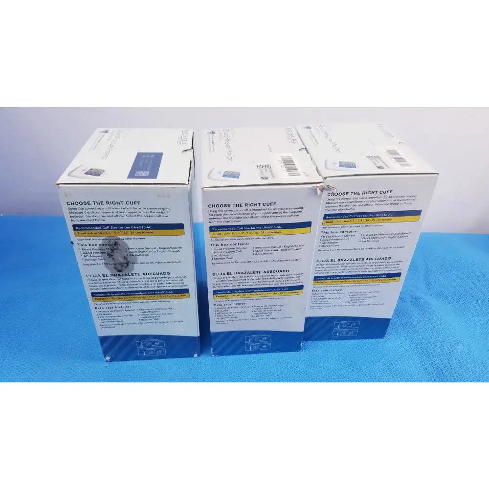 Life Source Lot of - 3 Life Source UA-651S-AC Blood Pressure Monitor With Cuff Blood Pressure Monitor, second-hand product photo 5