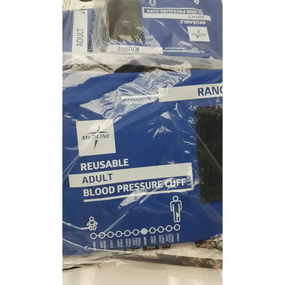 Medline Lot of 3 Medline Reusable Adult Blood Pressure Cuff Range 27.5 - 36.5 cm Blood Pressure Cuff, second-hand product photo 3