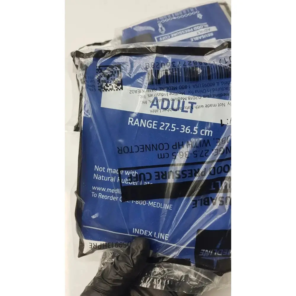 Medline Lot of 3 Medline Reusable Adult Blood Pressure Cuff Range 27.5 - 36.5 cm Blood Pressure Cuff, second-hand product photo 5