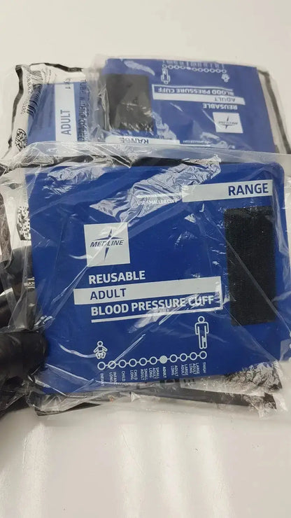 Medline Lot of 3 Medline Reusable Adult Blood Pressure Cuff Range 27.5 - 36.5 cm Blood Pressure Cuff, new product photo 2