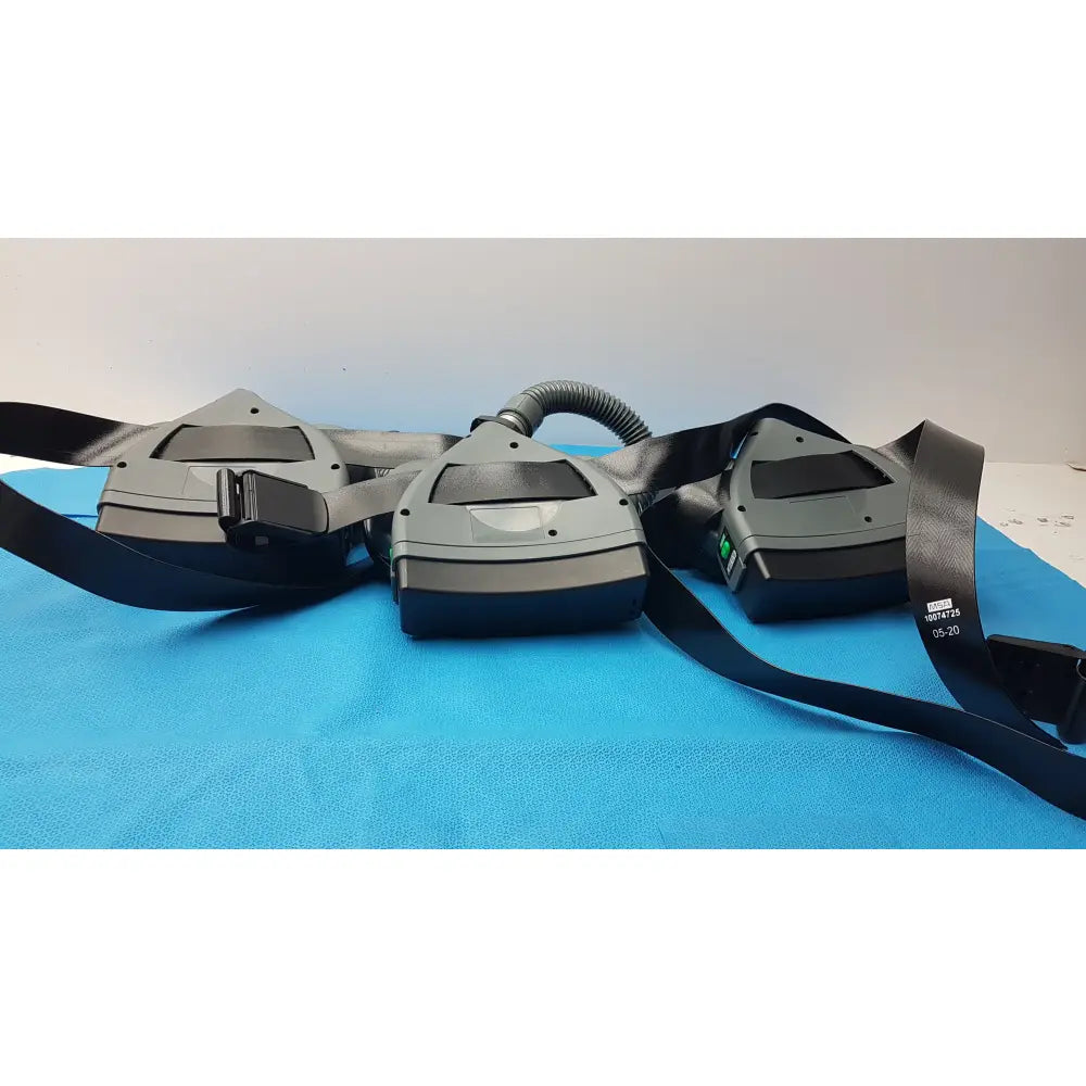 Lot of 3 MSA OptimAir TL PAPR Powered Air Purifying Respirator Blowers Hoses - Powered Air Purifying Respirator